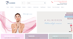 Desktop Screenshot of aklinieken.nl